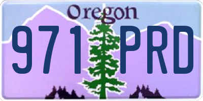 OR license plate 971PRD