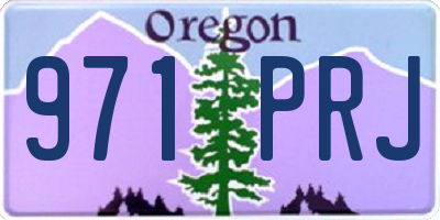OR license plate 971PRJ