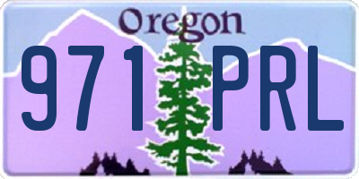 OR license plate 971PRL