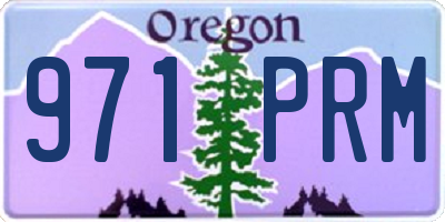 OR license plate 971PRM