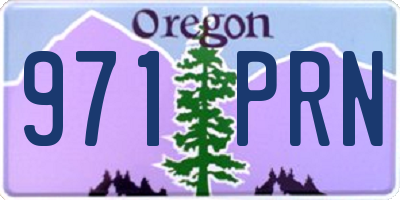 OR license plate 971PRN