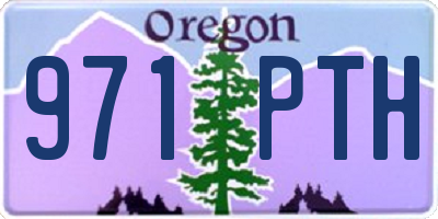 OR license plate 971PTH