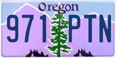 OR license plate 971PTN