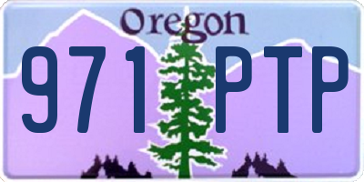 OR license plate 971PTP