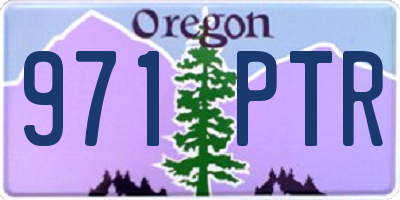 OR license plate 971PTR