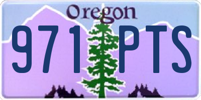 OR license plate 971PTS