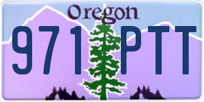 OR license plate 971PTT
