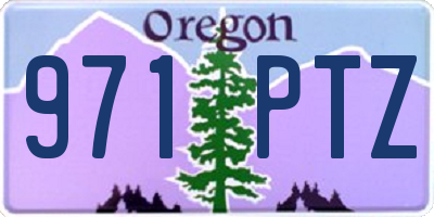 OR license plate 971PTZ