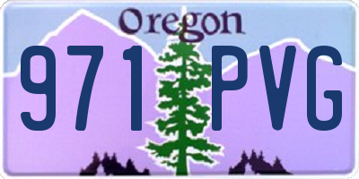 OR license plate 971PVG