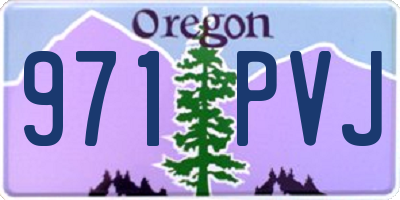 OR license plate 971PVJ