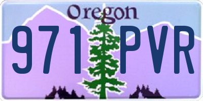 OR license plate 971PVR