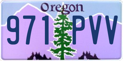 OR license plate 971PVV