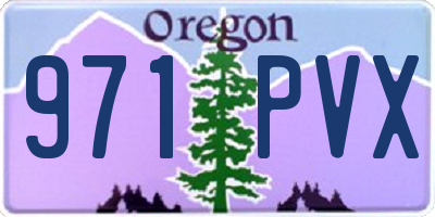 OR license plate 971PVX