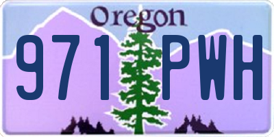 OR license plate 971PWH