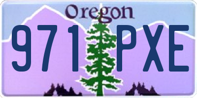 OR license plate 971PXE