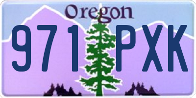 OR license plate 971PXK