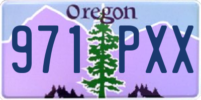 OR license plate 971PXX