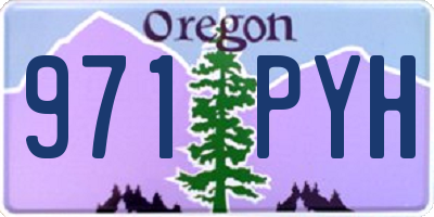 OR license plate 971PYH
