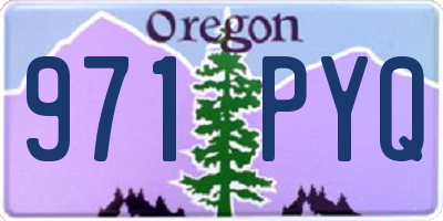 OR license plate 971PYQ