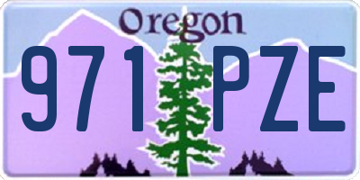 OR license plate 971PZE