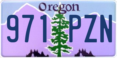 OR license plate 971PZN