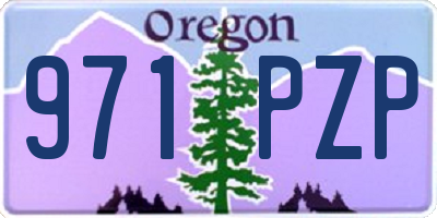OR license plate 971PZP