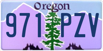 OR license plate 971PZV