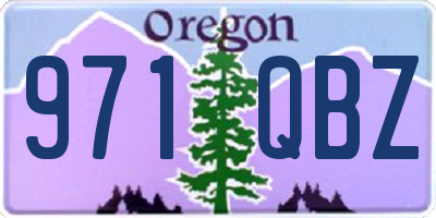 OR license plate 971QBZ