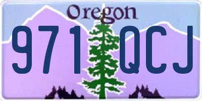 OR license plate 971QCJ
