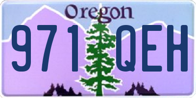 OR license plate 971QEH