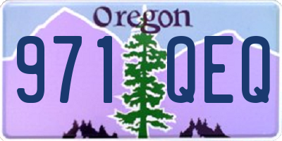 OR license plate 971QEQ