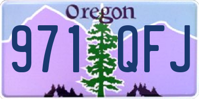 OR license plate 971QFJ