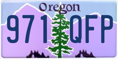 OR license plate 971QFP