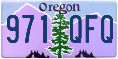 OR license plate 971QFQ