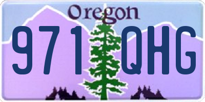 OR license plate 971QHG