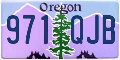 OR license plate 971QJB