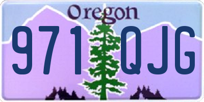 OR license plate 971QJG