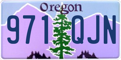 OR license plate 971QJN