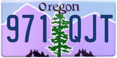 OR license plate 971QJT