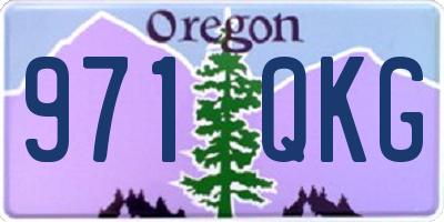 OR license plate 971QKG