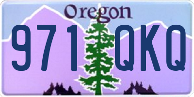 OR license plate 971QKQ