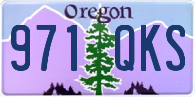 OR license plate 971QKS