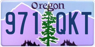 OR license plate 971QKT