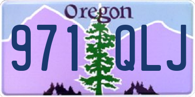 OR license plate 971QLJ