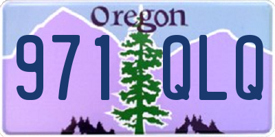 OR license plate 971QLQ