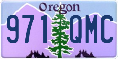 OR license plate 971QMC