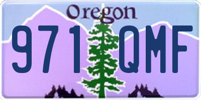 OR license plate 971QMF