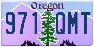OR license plate 971QMT