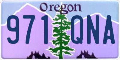 OR license plate 971QNA