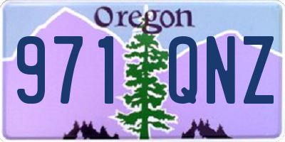 OR license plate 971QNZ
